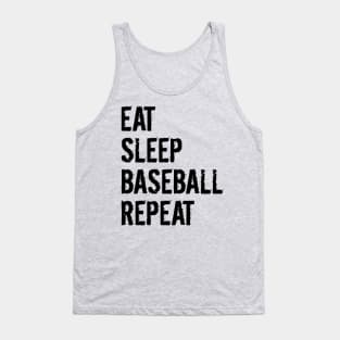 Eat Sleep Baseball Repeat Tank Top